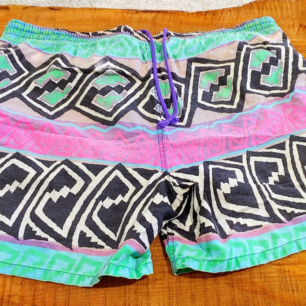 80s Style Swim Trunks